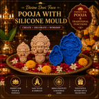 Durga Goddess Shakti Navratri DurgaPuja Dussehra Festive Celebration Worship Devotional Craft Silicone Mold-unikraf