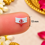 Mahadev Tripundra Trishul Designer Bindi Set – Traditional Shiva Tilak Design (Bindis Sticker 6)