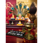 Akhand Deep Akhand Diya For Navratri Oil Model 150 ml. Glass Oil Container - No Wick Lifting
