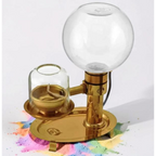 Akhand Deep Akhand Diya For Navratri Oil Model 250 ml. Glass Oil Container - No Wick Lifting