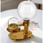 Akhand Deep Akhand Diya For Navratri Oil Model 250 ml. Glass Oil Container - No Wick Lifting