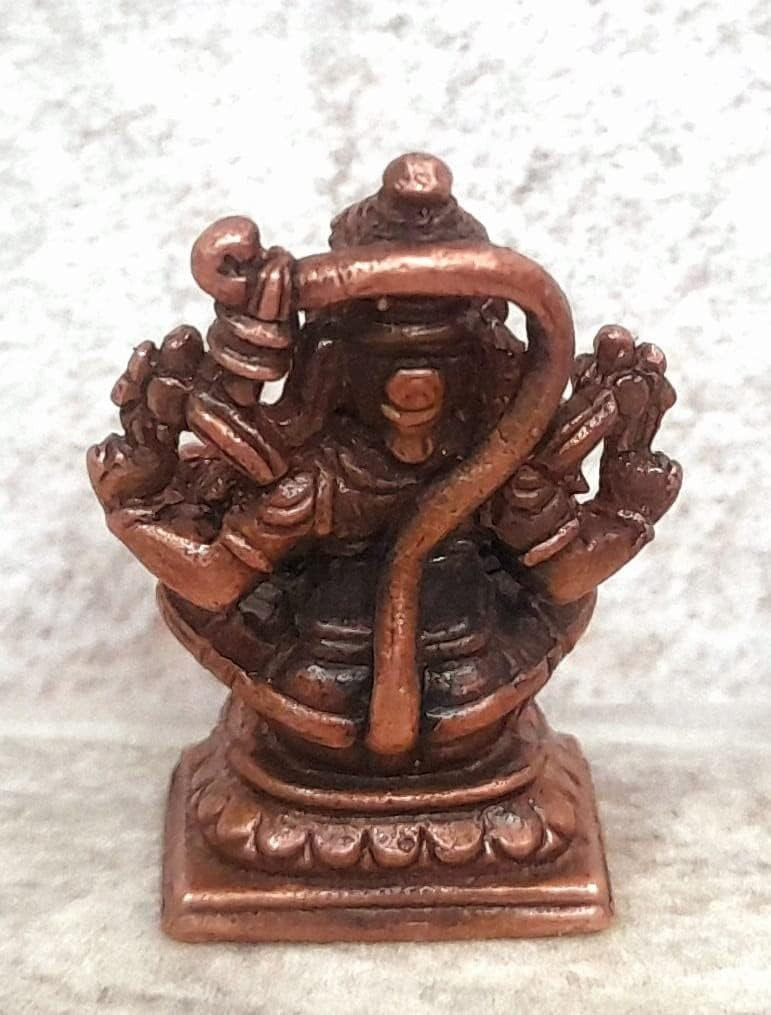 Brownish-Orange Copperhandmade God Hanuman, 1.2 Inches,, 25G, Patina Antique Finish, Pack Of 1 Piece
