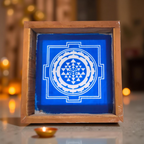 Unikraf Sri Yantra Rangoli Stencil Wooden 5*5 Inches Pack of 1 piece