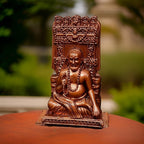 Brownish-Orange Handmade Sri Raghavendra Swamy, 2.7. Inches, 120G, Pack Of 1 Piece