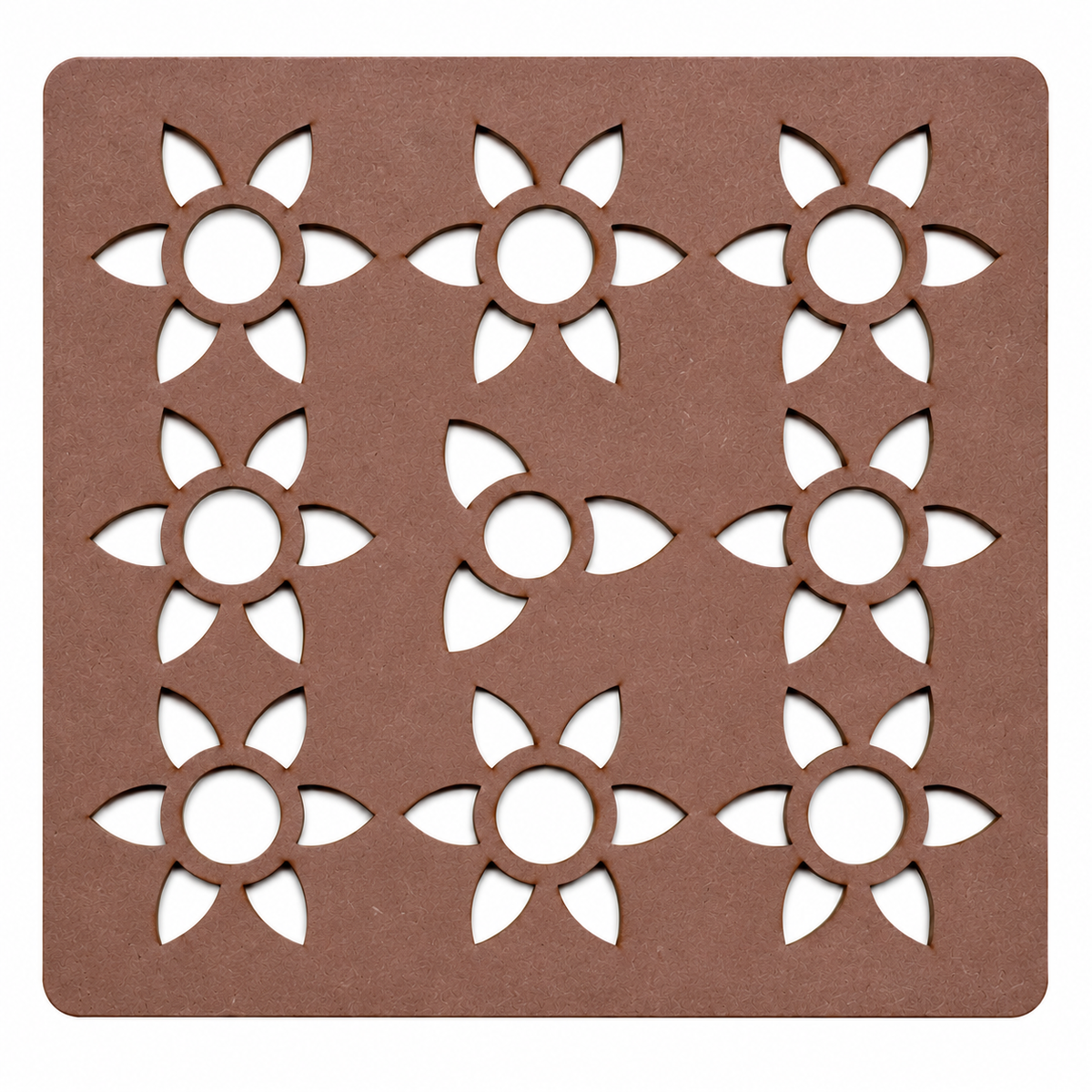 Vardhini Kalash MDF Rangoli Stencil | Traditional Kalash Kolam Design | Reusable Pooja & Festival Stencil