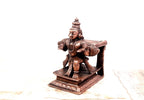Brownish-Orange Copper Idolsby Unikraf , 7.5 Cm, Handmade Garuda 310 G, Patina Antique Finish, Pack Of 1 Piece