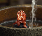 Sacred Lord Hanuman Solid Copper Mini Idol – 1.5 Inches | 48 Grams | Antique Patina Finish | Handcrafted Temple Murti | Unikraf