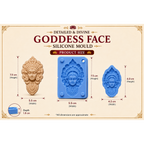Durga Goddess Shakti Navratri DurgaPuja Dussehra Festive Celebration Worship Devotional Craft Silicone Mold-unikraf