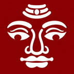 Lord Shiva Sacred Face Coconut Decoration Stencil - Unikraf