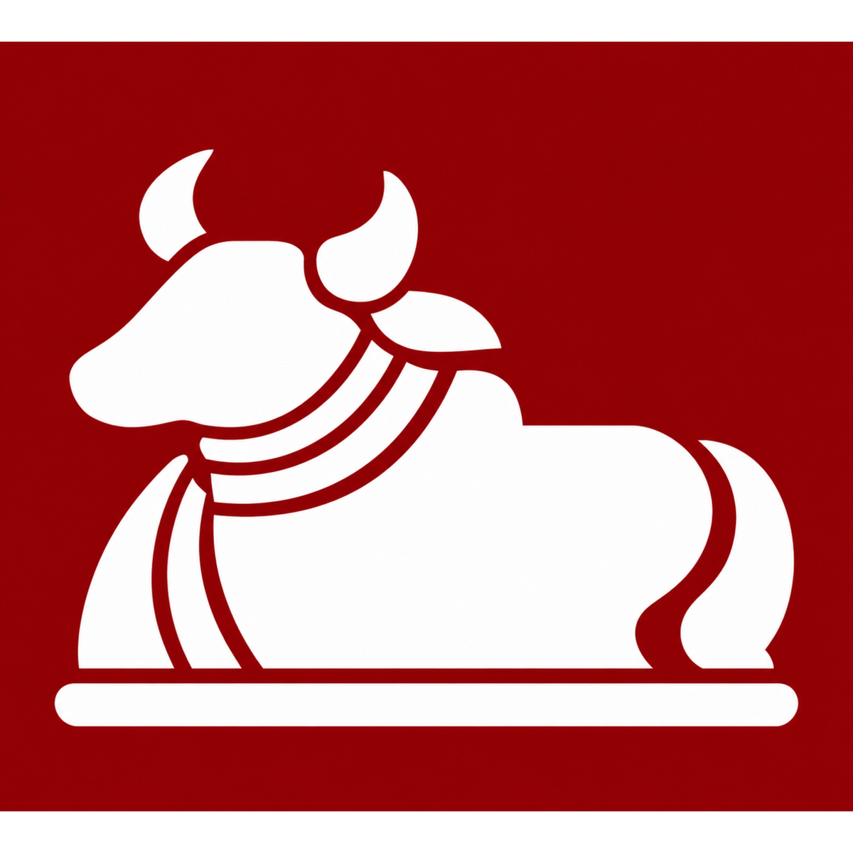 Nandi Deva Coconut Decoration Stencil - Unikraf