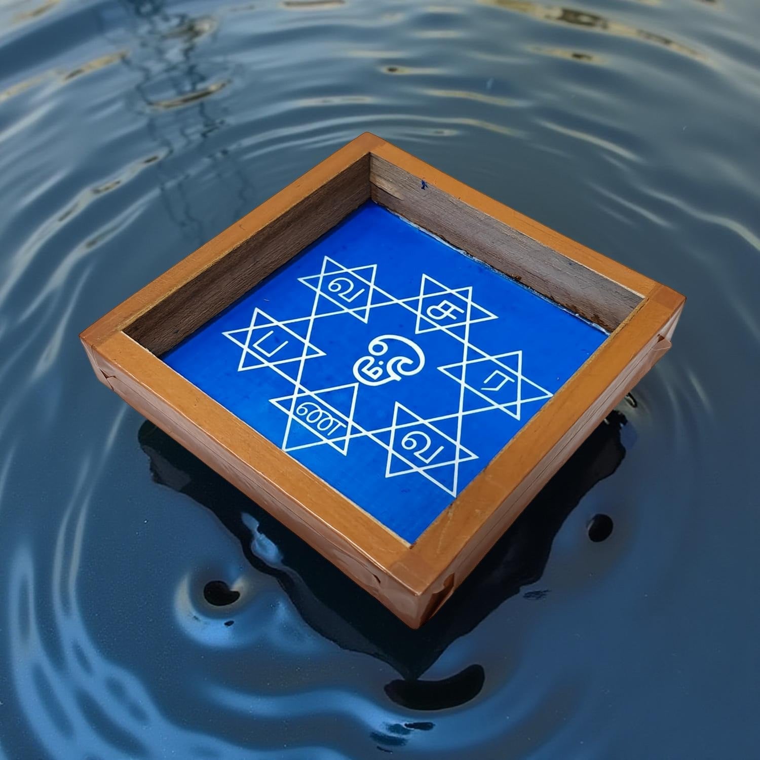 Unikraf  Saravanabava Kolam Stencils Small, 1 Piece (5x5 Inches)