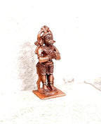Sacred Lord Hanuman Solid Copper Idol – 2.1 Inches | 70 Grams | Handcrafted Temple Murti