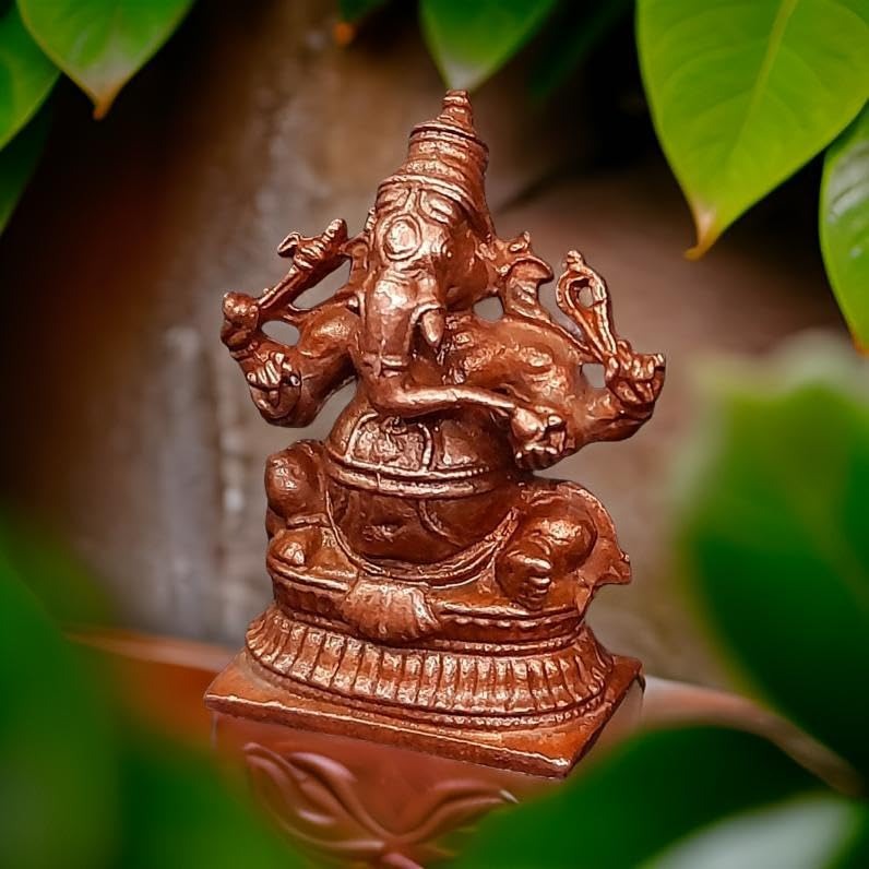 Copper Copper Handmade Little Ganesh 50G 1.5 Inches, Pack Of 1 Piece