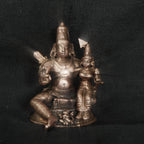 Brown Copper God Idols Ram And Seeta I, 2.3 Inches, 160G, Patina Antique Finish, Pack Of 1 Piece