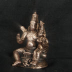 Brown Copper God Idols Ram And Seeta I, 2.3 Inches, 160G, Patina Antique Finish, Pack Of 1 Piece