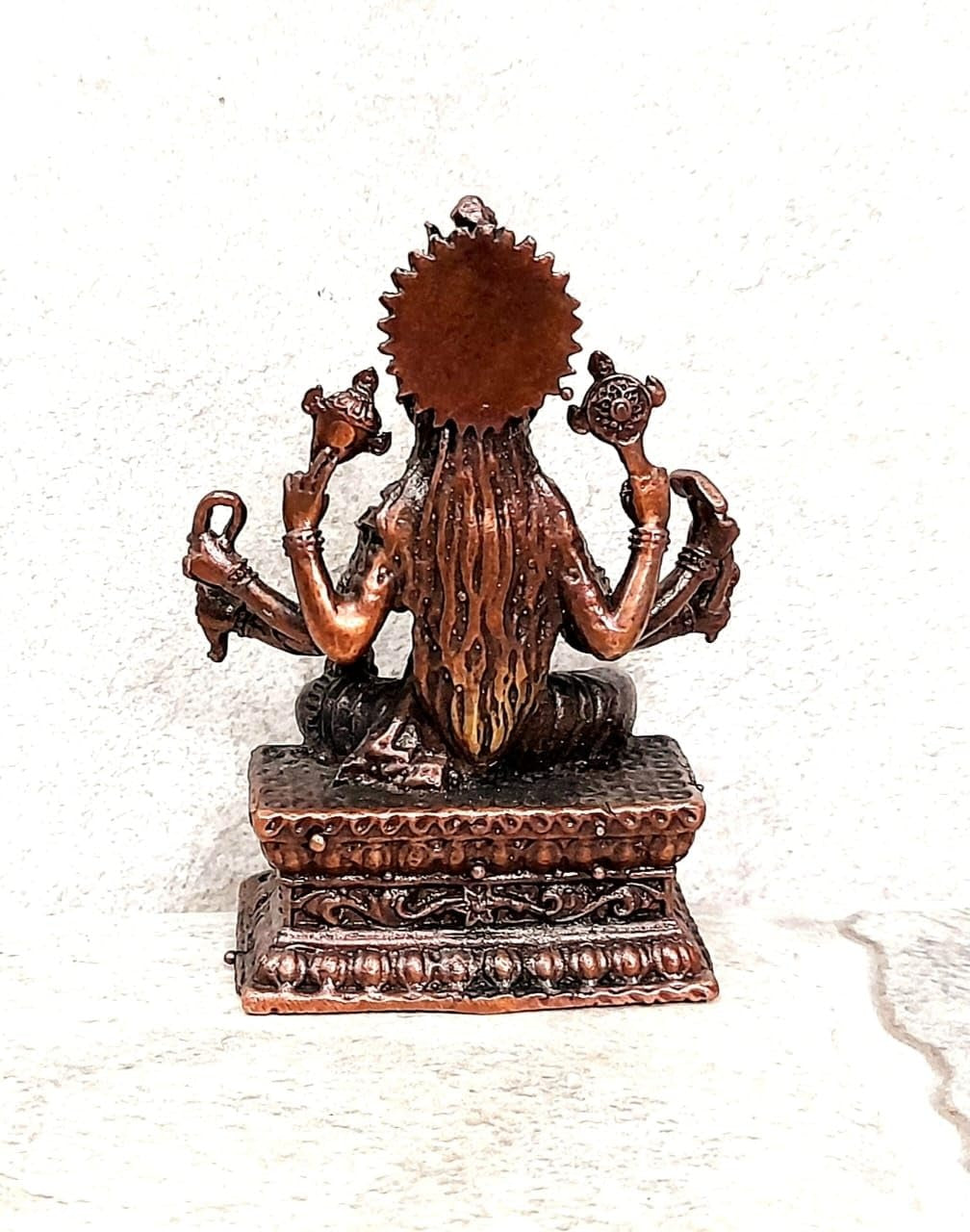 Brown Copper God Varahi, 2.7 Inches, 200G, Patina Antique Finish, Pack Of 1 Piece