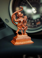 Copper Idols India, 2.1 Inches, Handmade Little Hanuman, 36Grams, Patina Antique Finish, Pack Of 1 Piece