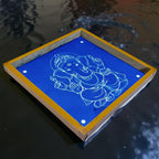 Unikraf  Ganesha Rangoli Stencil Wooden 10×10 Inches Pack of 1 Piece