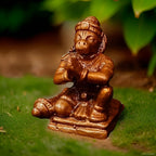 Sacred Copper Lord Hanuman Mini Idol – 0.8 Inches, 20 Grams, Handmade Antique Finish, Pack of 1 Piece