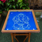 Unikraf Ganesha Rangoli Stencil Wooden 10*10 Inches Pack of 1 Piece
