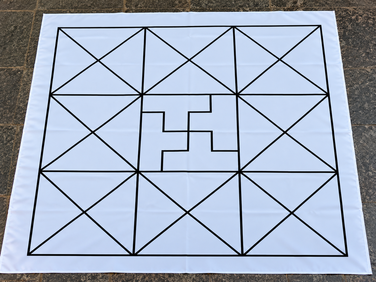 Traditional Navakam Design Flex Stencil _2 Feet _for Pooja & Temple Decorations | Unikraf