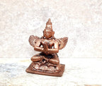 Sacred Garudar Solid Copper Idol – 6.3 cm | 135 Grams | Antique Patina Finish | Handcrafted Temple Murti