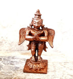Brownish-Orange Copper Idols Of God Garuda, 3 Inches, 125G, Patina Antique Finish, Pack Of 1 Piece