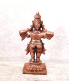 Brownish-Orange Copper Idols Of God Garuda, 3 Inches, 125G, Patina Antique Finish, Pack Of 1 Piece