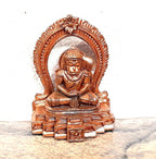 Brown Copper Idols Of God Hanuman, 5.3Cm, 97Grams, Hand Made Idol, Pack Of 1 Piece