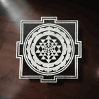 Unikraf Jumbo Rangoli Sri Yantra Stencil Wooden 30x30 Inches Pack of 1 piece