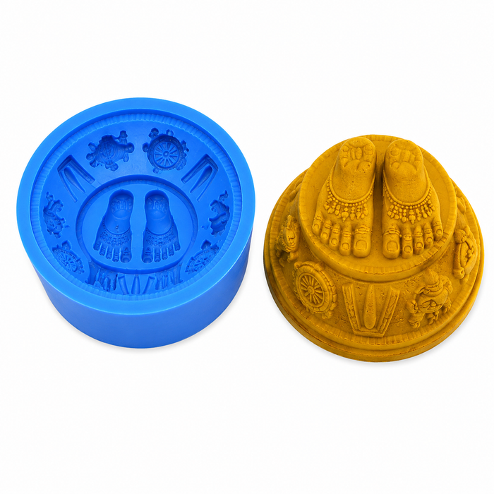 Perumal Padam - Vishnu Charan Chandi -Silicone Mold