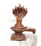 Brownish-Orange Copper Idols, 3 Inches, Handmade Shivalingam, 220G, Patina Antique Finish, Pack Of 1 Piece