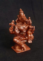 Copper Idols, 1.7 Inches, Handmade Lakshmi Varahar 50 Gram, Patina Antique Finish, Pack Of 1 Piece