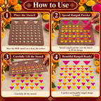 Vastu Mandal MDF Rangoli Stencil | Traditional Vastu Mandal Kolam Design | Reusable Pooja & Festival Stencil