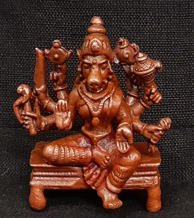 Sacred Goddess Varahi Pure Solid Copper Idol – 1.5 Inch | 65g