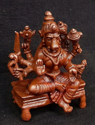 Sacred Goddess Varahi Pure Solid Copper Idol – 1.5 Inch | 65g