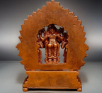 Sacred Copper Srinivasa Perumal Idol – 6 cm, 131 Grams, Handmade Antique Patina Finish, Pack of 1 Piece