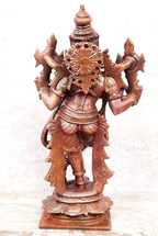 Sacred Copper Standing Venugopal Swamy Idol – 5.7 Inches, 700 Grams, Handmade Patina Antique Finish, Pack of 1 Piece