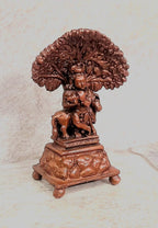Brown Copper Idols Of God Krishna, Height 4.8 Cm, 36 Gram, Handmade, Pack Of 1 Piece