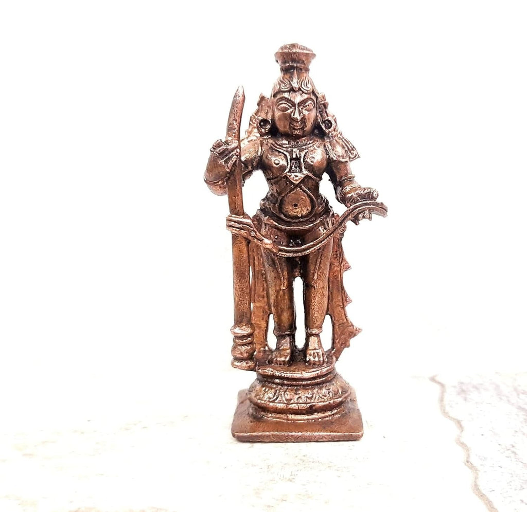 Sacred Copper Udupi Krishna Idol – 3.1 Inches, 150 Grams, Handmade Antique Patina Finish, Pack of 1 Piece