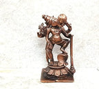 Copper Idols, 8.5 Cm, Handmade Bhoo Varaha 280Grams, Patina Antique Finish, Pack Of 1 Piece