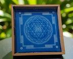 Unikraf  Sri Chakra Yantra  Rangoli Stencil Wooden 10x10 Inches Pack of 1 piece