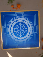 Unikraf  jumbo Sri Chakra Yantra  Rangoli Stencil Wooden 24*24 Inches Pack of 1 piece
