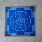 Unikraf  Jumbo Surya Mandala Yantra 1 Rangoli Stencil Wooden 30x30 Inches Pack of 1 piece