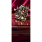 Sacred Lord Panchamukha Hanuman Solid Brass Mini Idol – 2.5 Inches | 135 Grams | Handcrafted Temple Murti | Unikraf