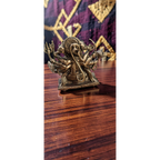 Sacred Lord Panchamukha Hanuman Solid Brass Mini Idol – 2.5 Inches | 135 Grams | Handcrafted Temple Murti | Unikraf