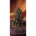 Sacred Lord Panchamukhi Ganesh Solid Brass Mini Idol – 3.5 Inches | 260 Grams | Handcrafted Temple Murti | Unikraf