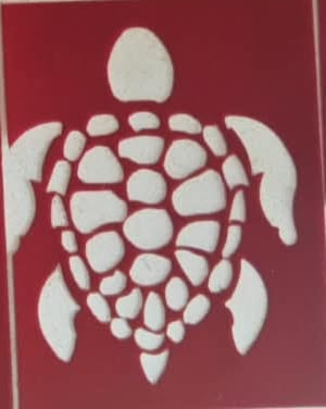Kurma Mandala Coconut Decoration Stencil - Unikraf