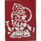Sacred Ganapati Coconut Decoration Stencil - Unikraf