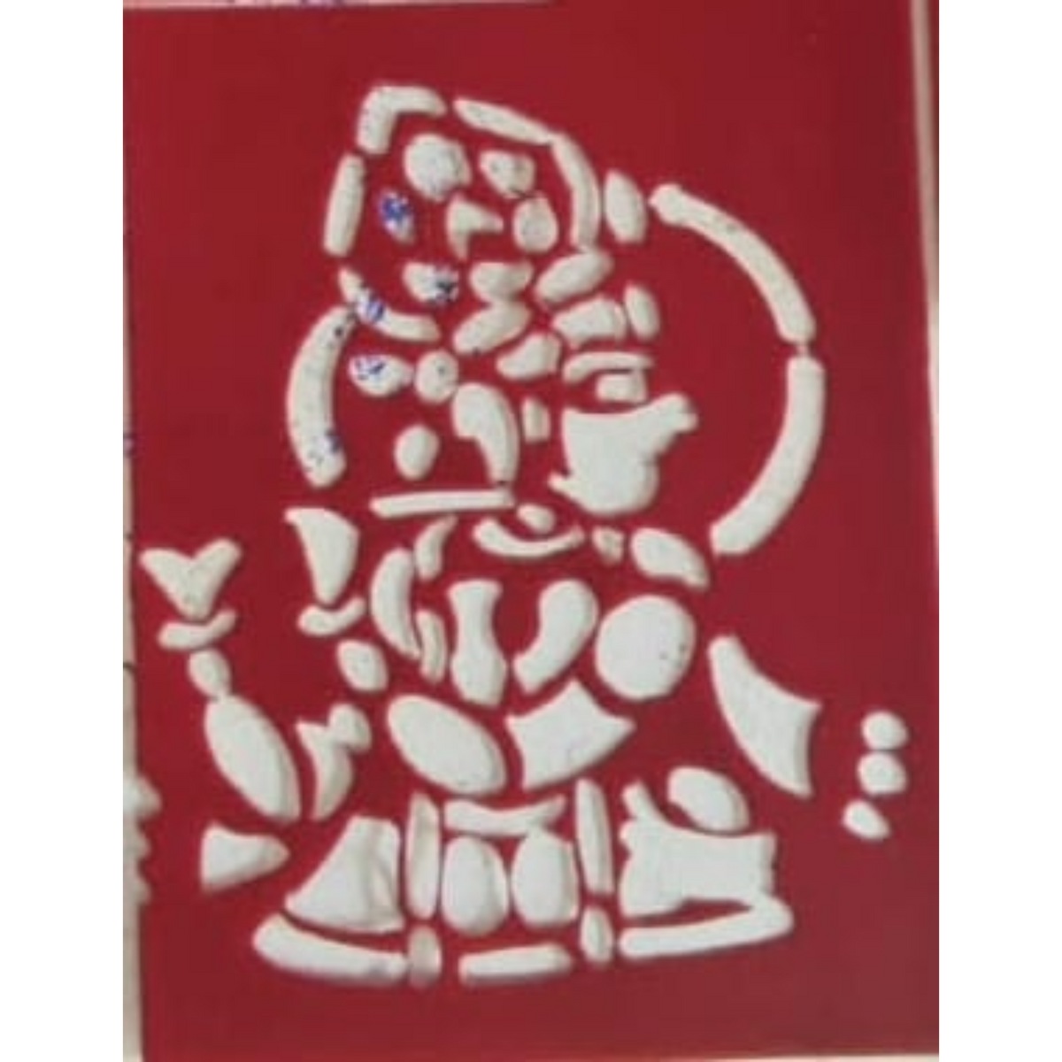 Sacred Ganapati Coconut Decoration Stencil - Unikraf